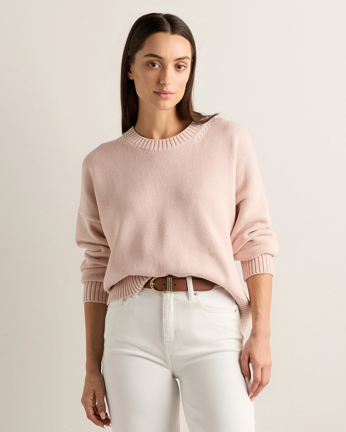 100% Organic Cotton Boyfriend Crew Sweater