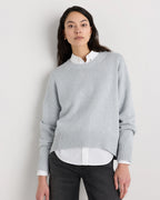 100% Organic Cotton Boyfriend Crew Sweater