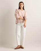 100% Organic Cotton Boyfriend Crew Sweater