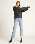 100% Organic Cotton Boyfriend Crew Sweater