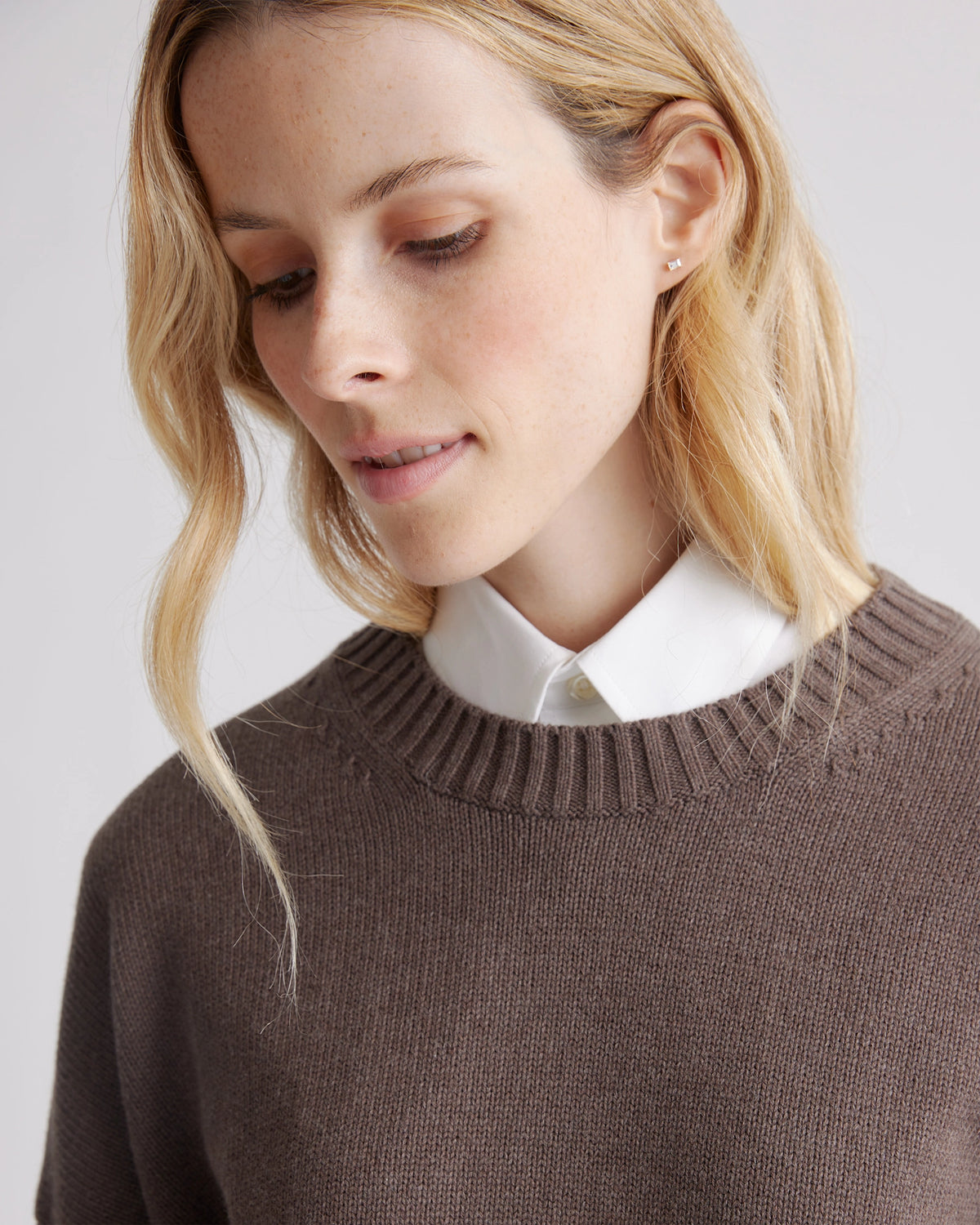 100% Organic Cotton Boyfriend Crew Sweater