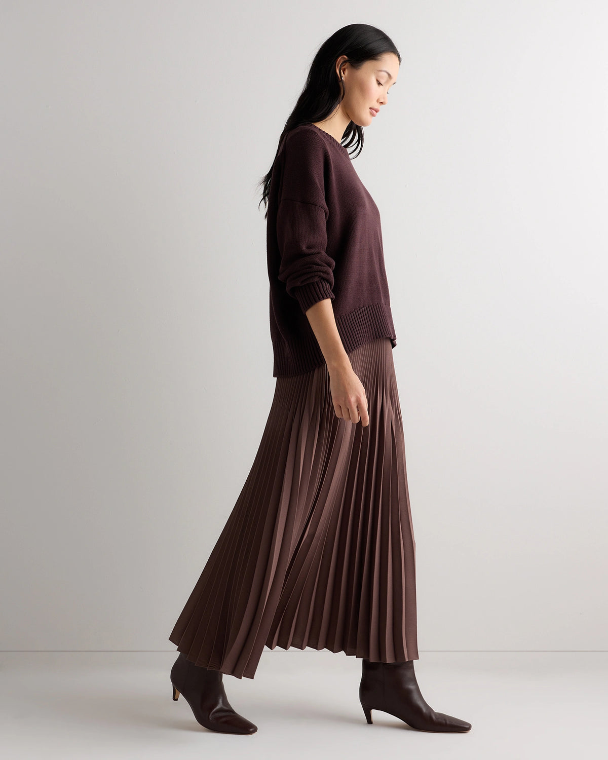 100% Organic Cotton Boyfriend Crew Sweater