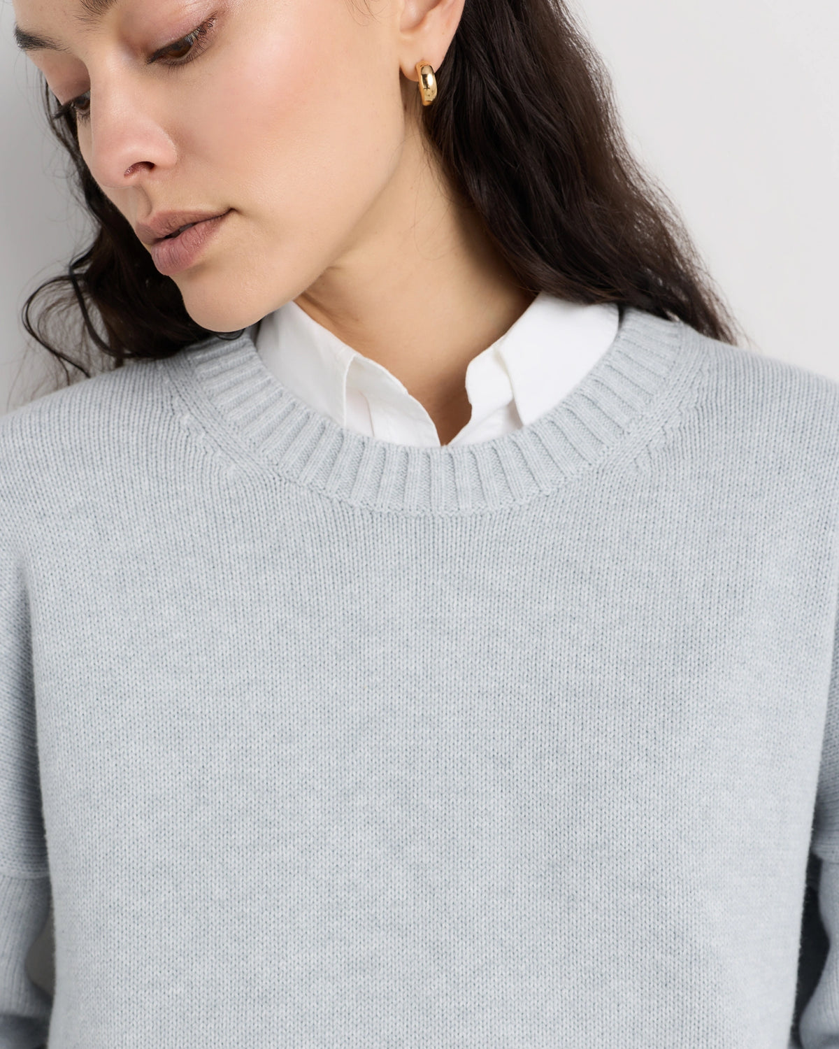 100% Organic Cotton Boyfriend Crew Sweater