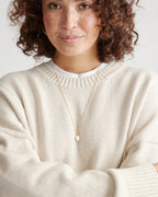 100% Organic Cotton Boyfriend Crew Sweater