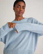 100% Organic Cotton Boyfriend Crew Sweater