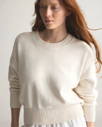 100% Organic Cotton Boyfriend Crew Sweater