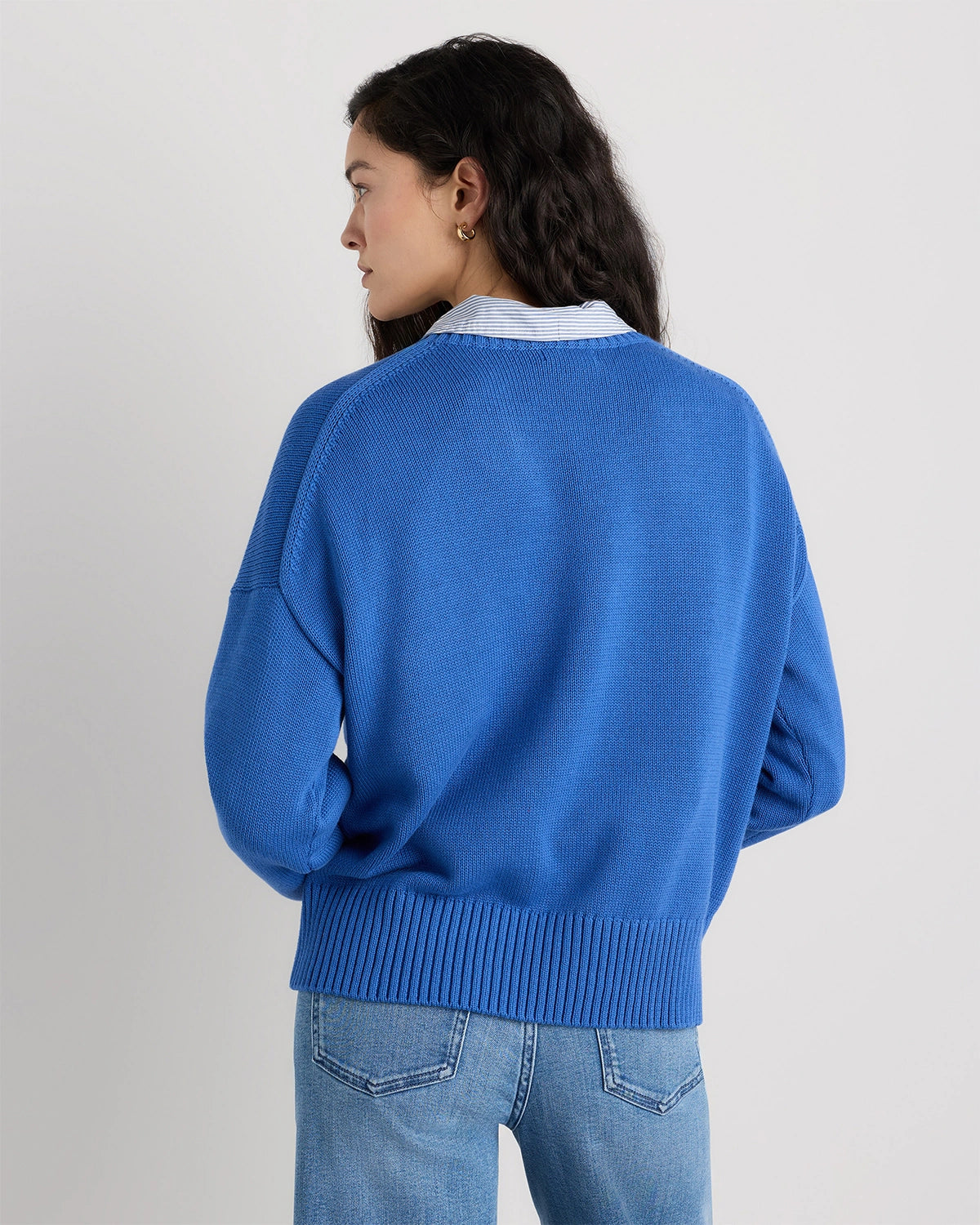 100% Organic Cotton Boyfriend Crew Sweater