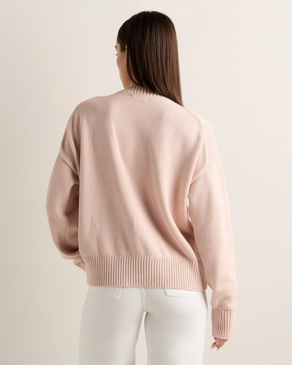 100% Organic Cotton Boyfriend Crew Sweater