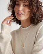 100% Organic Cotton Boyfriend Crew Sweater