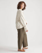 100% Organic Cotton Boyfriend Crew Sweater