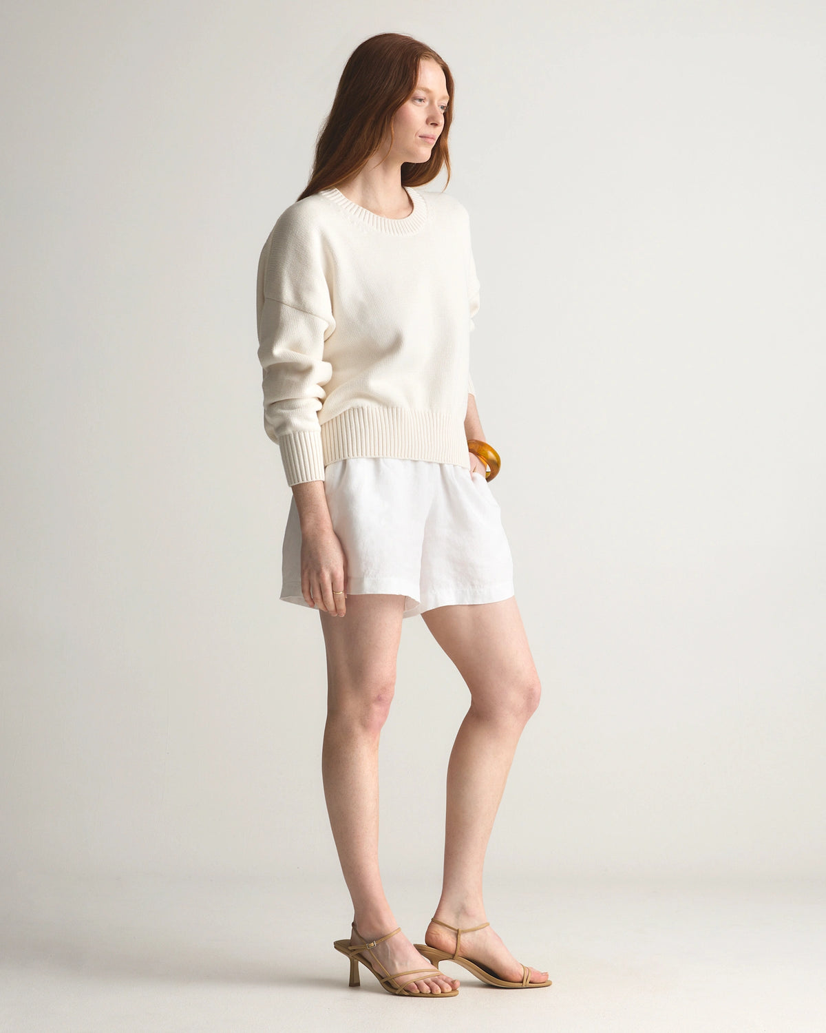 100% Organic Cotton Boyfriend Crew Sweater