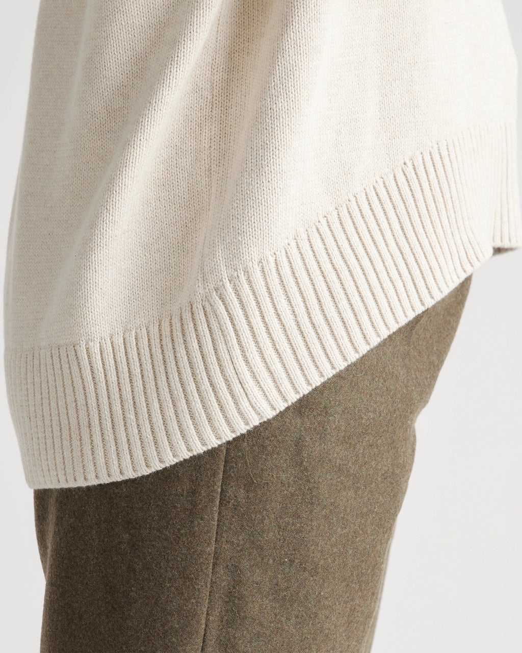 100% Organic Cotton Boyfriend Crew Sweater