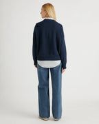 100% Organic Cotton Boyfriend Crew Sweater