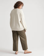 100% Organic Cotton Boyfriend Crew Sweater
