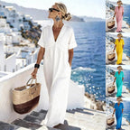 Breeze & Sun V-Neck Resort Maxi Dress