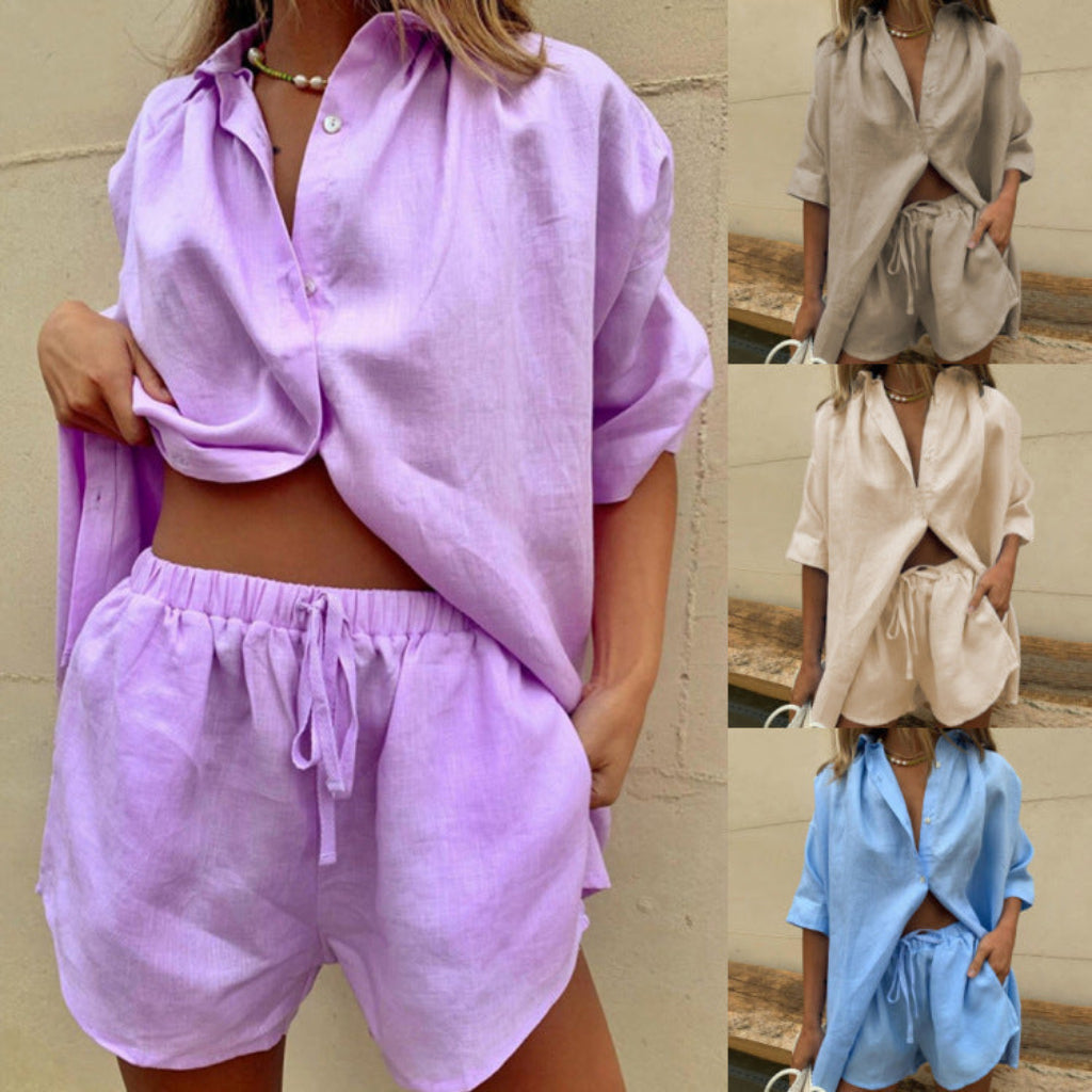 Women's 2-Piece Summer Shorts Set