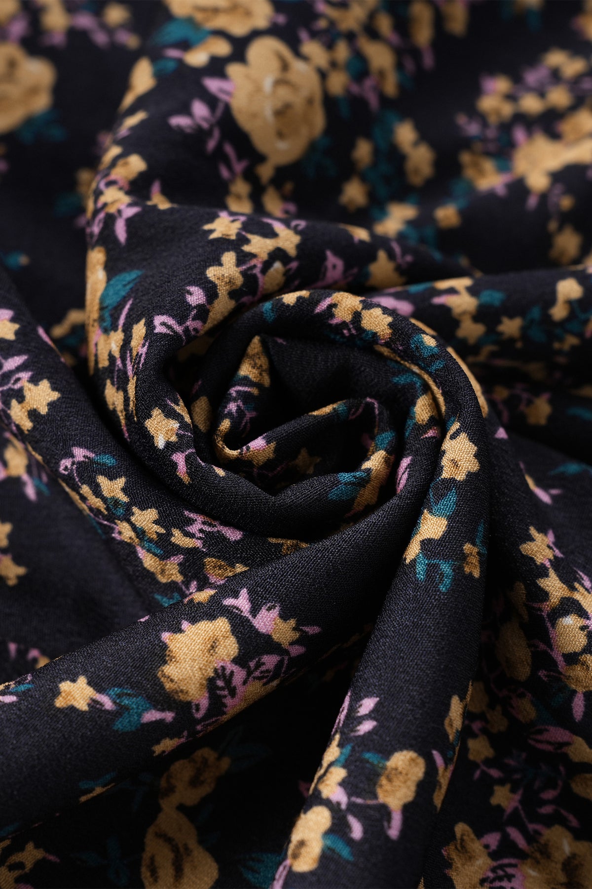 Alison Ditsy Floral Peasant Sleeve Mini Dress