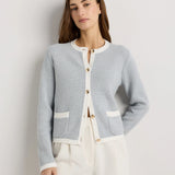 Heather Dove Grey/Ivory Colorblock