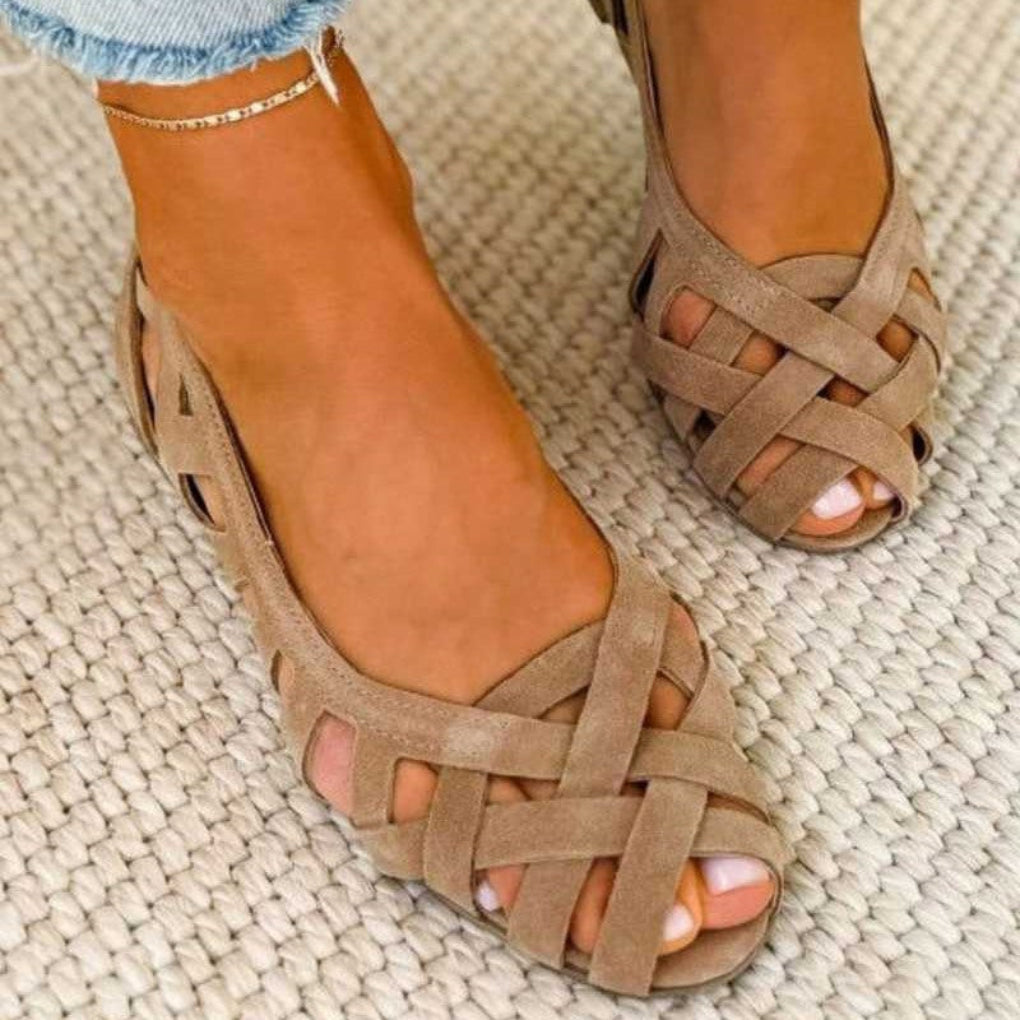 Women's Hollow Out Flat Sandals