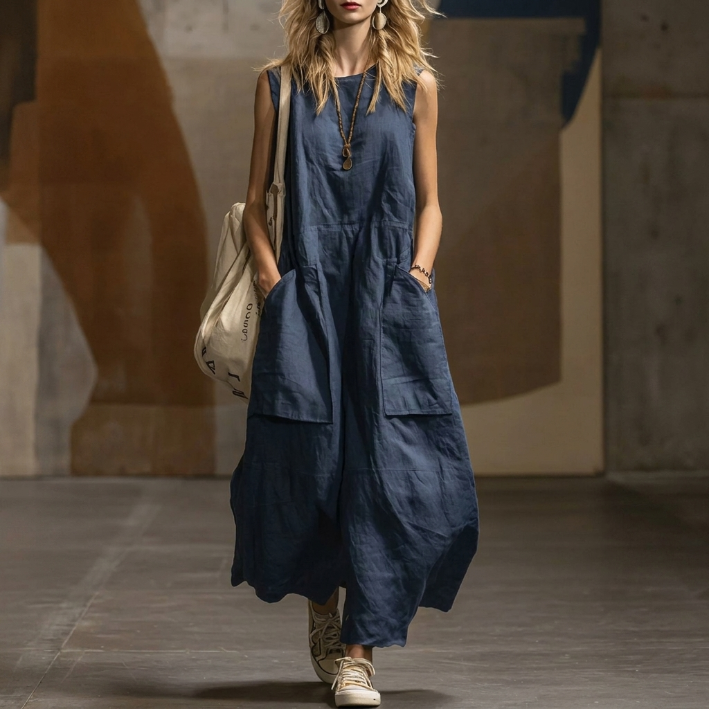 Serene Linen Sundress