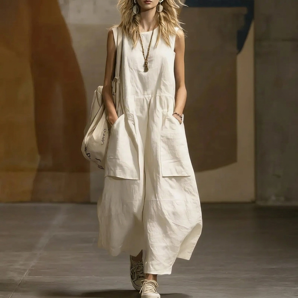 Serene Linen Sundress