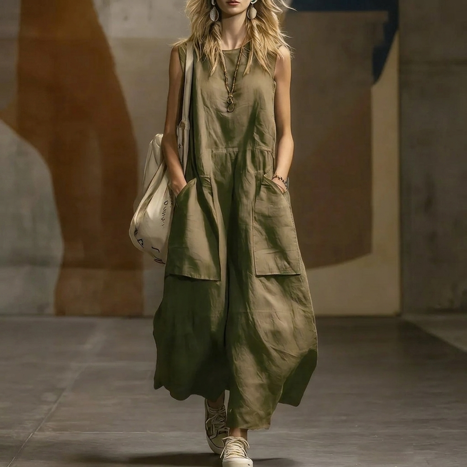 Serene Linen Sundress