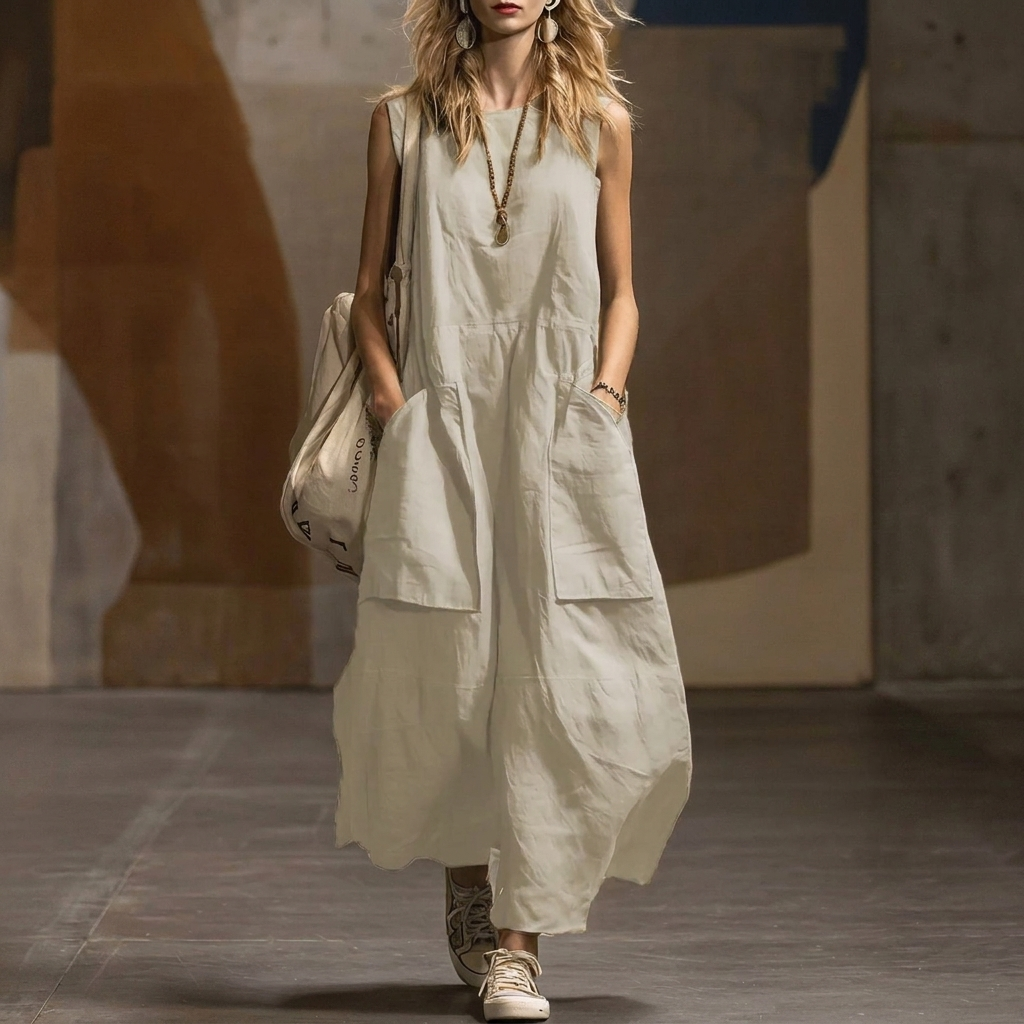Serene Linen Sundress