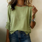 Button Detail Linen Top