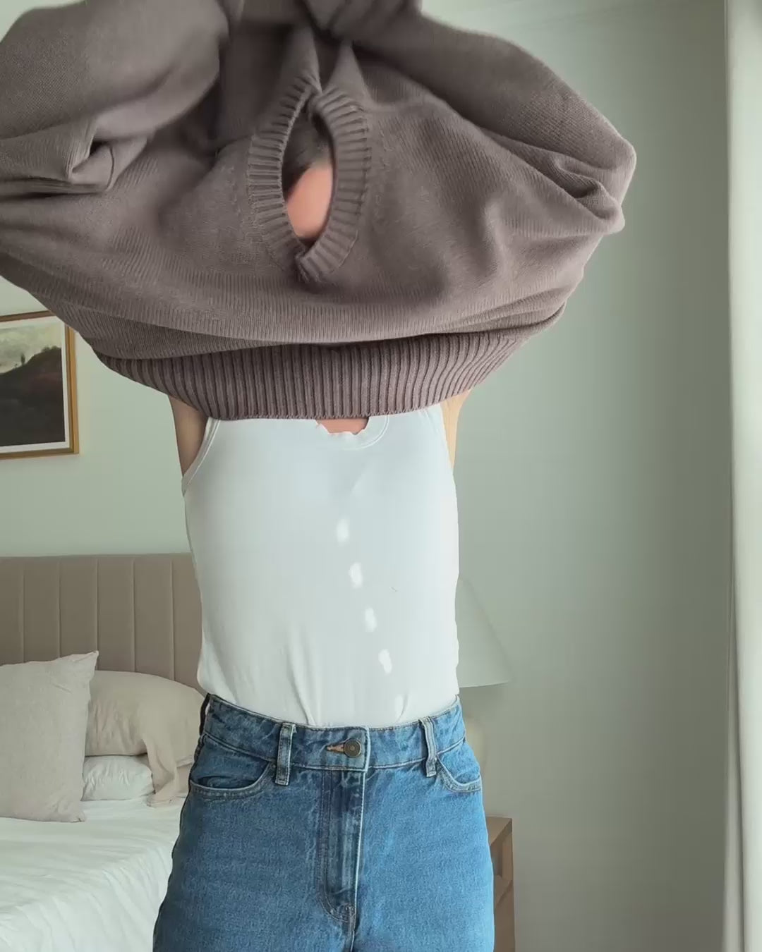 100% Organic Cotton Boyfriend Crew Sweater